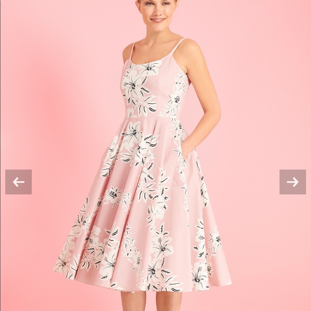 NWT Pretty Dress Company Hawaiian Swing Dress